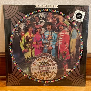 Beatles LIMITED EDITION, SEALED 1978 Sgt Pepper&#39;s Lonely Hears Club Band Picture Disc | Mint/Mint