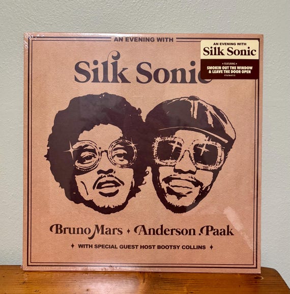 An Evening With Silk Sonic | Bruno Mars & Anderson.paak Vinyl - Etsy