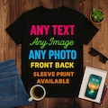 Personalised tshirt, Custom photo t-shirt, Customised t-shirt, Stag Do tshirt, Custom shirt, Birthday gift, Hen party tshirt, Custom tshirt product logo