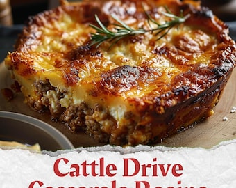 Hearty Cattle Drive Casserole | Western-style Cattle Drive Casserole | Beefy Cattle Drive Casserole | Easy Recipes