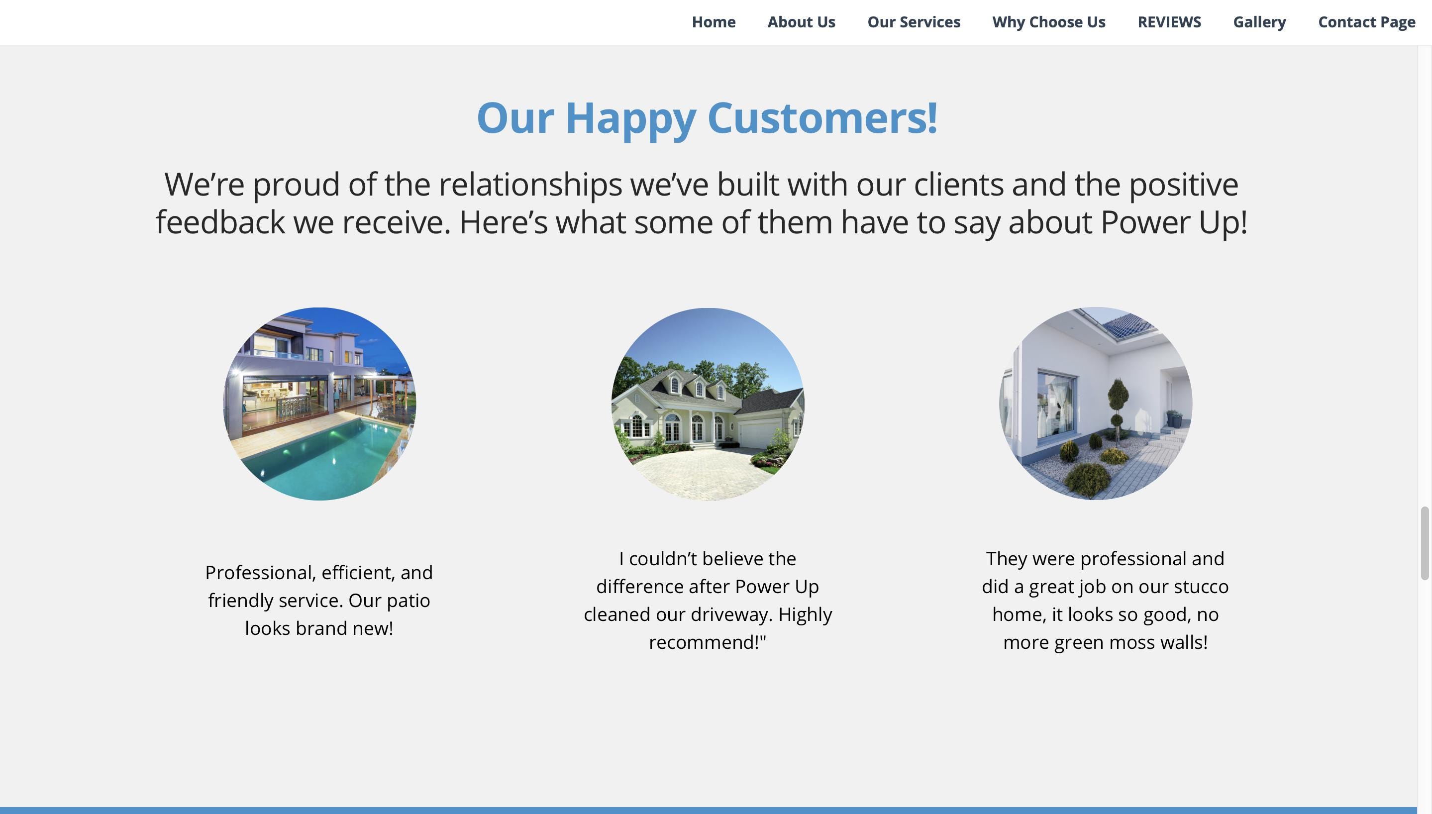 Pressure Washing Website Template (canva) Etsy