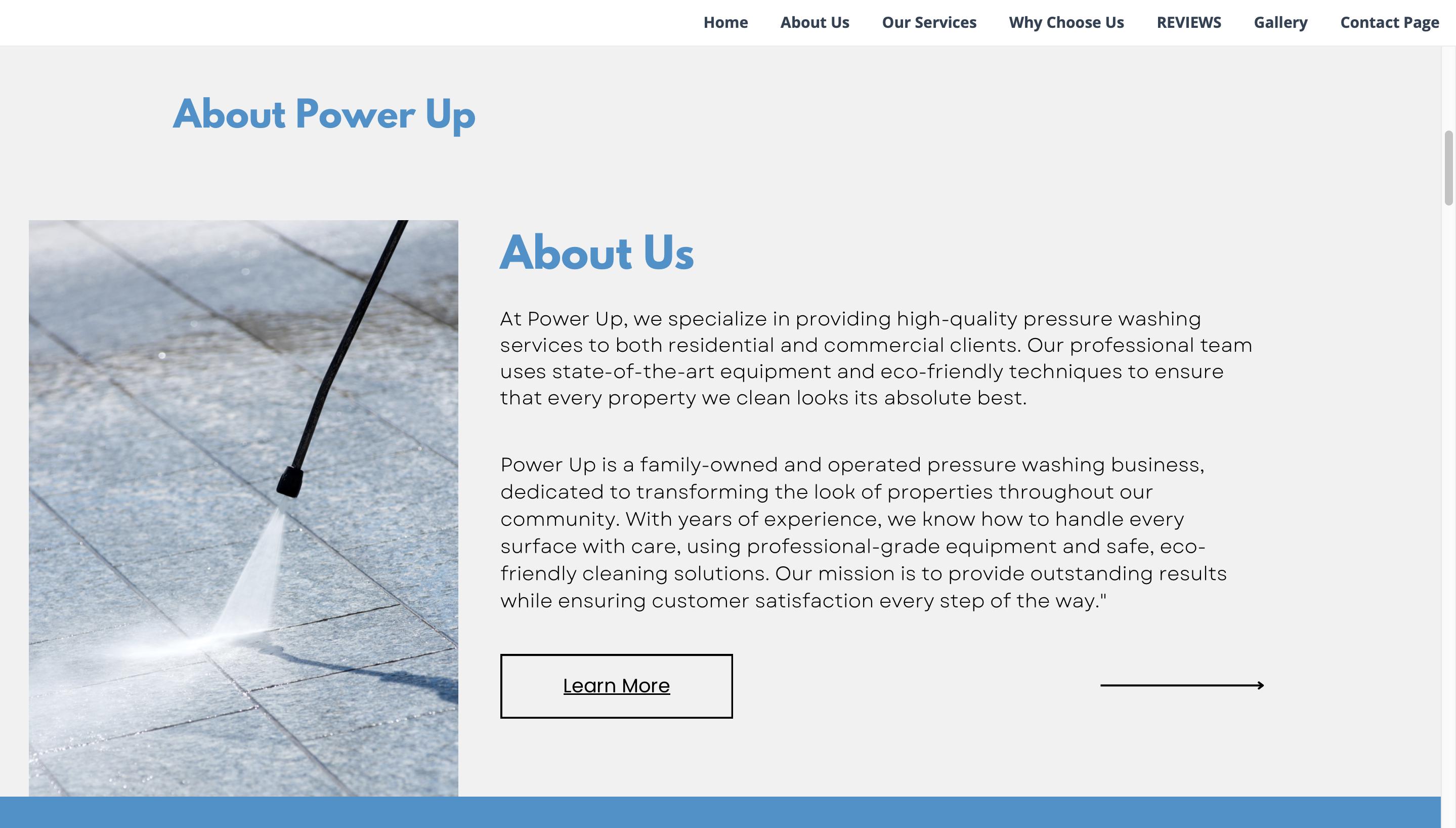 Pressure Washing Website Template (canva) Etsy