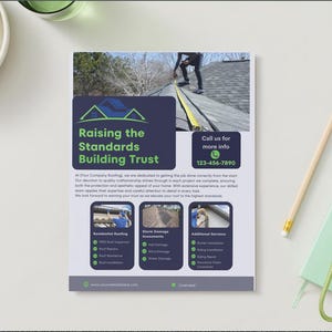 Roofing Business Flyer, Roofing Services, Roofing Marketing