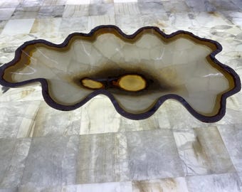 Nacar Onyx Caramel Bowl
