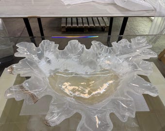 Huge 31.5 x 25 Inch Nacar Onyx center table bowl