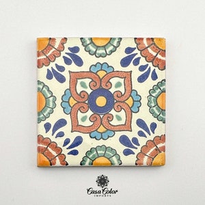 High quality Glossy Finish 25 Decorative Talavera Tile, Colorful Style 4X4