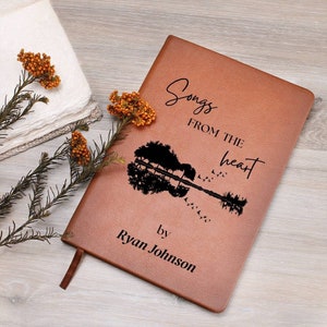 Personalisiertes Lyrisches Tagebuch, Benutzerdefiniertes Songwriter Notizbuch, Musiker Song Tagebuch Lyrischer Schriftsteller, Musik Notizbuch Songschreiber Journal Gitarrenliebhaber