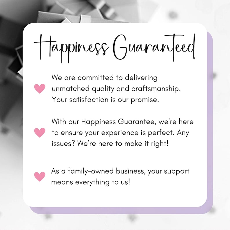 a gift card with a message about happiness