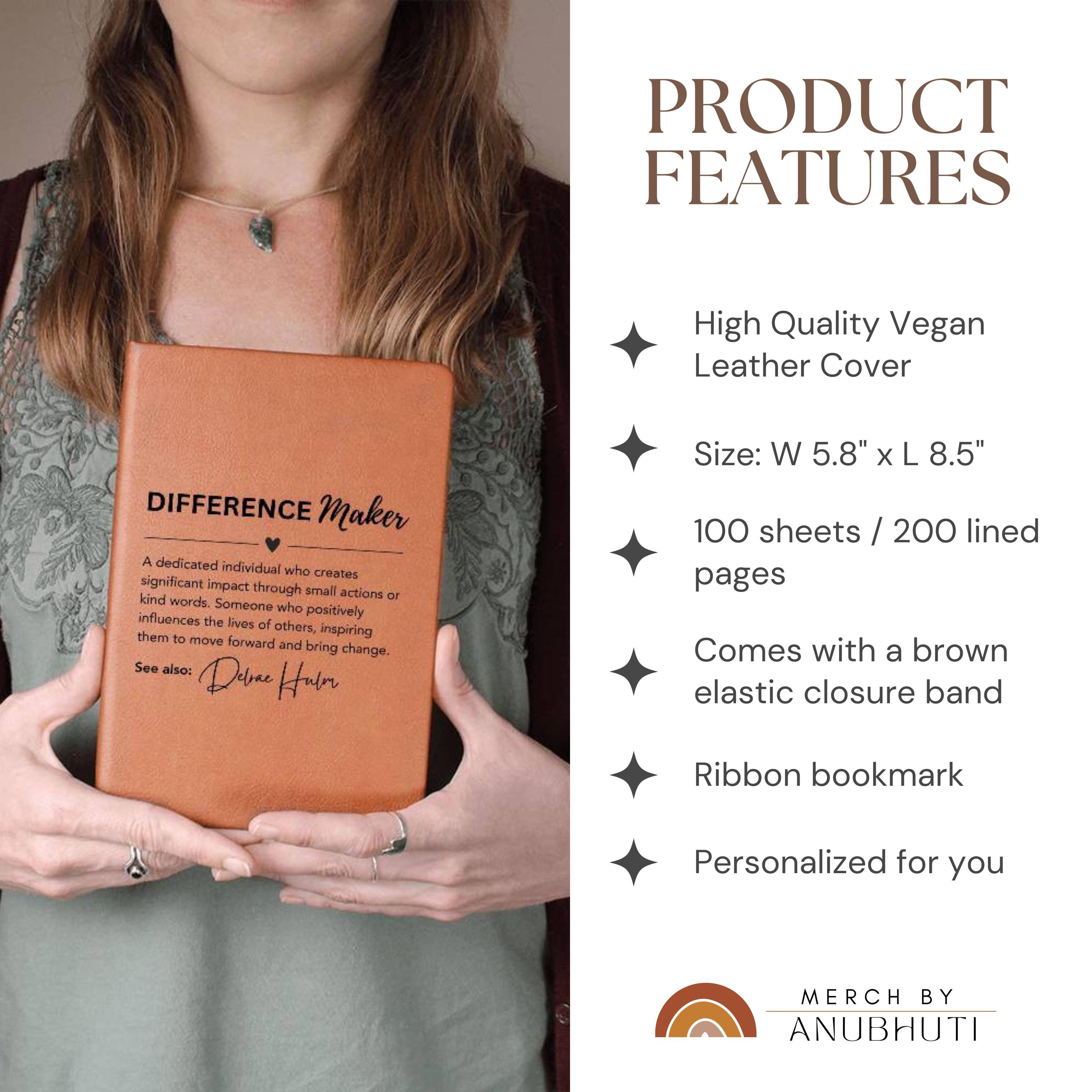Personalized Principal Gift Leather Journal, Principal retirement gift, Appreciation gift, Associate Assistant High School Principal leaving