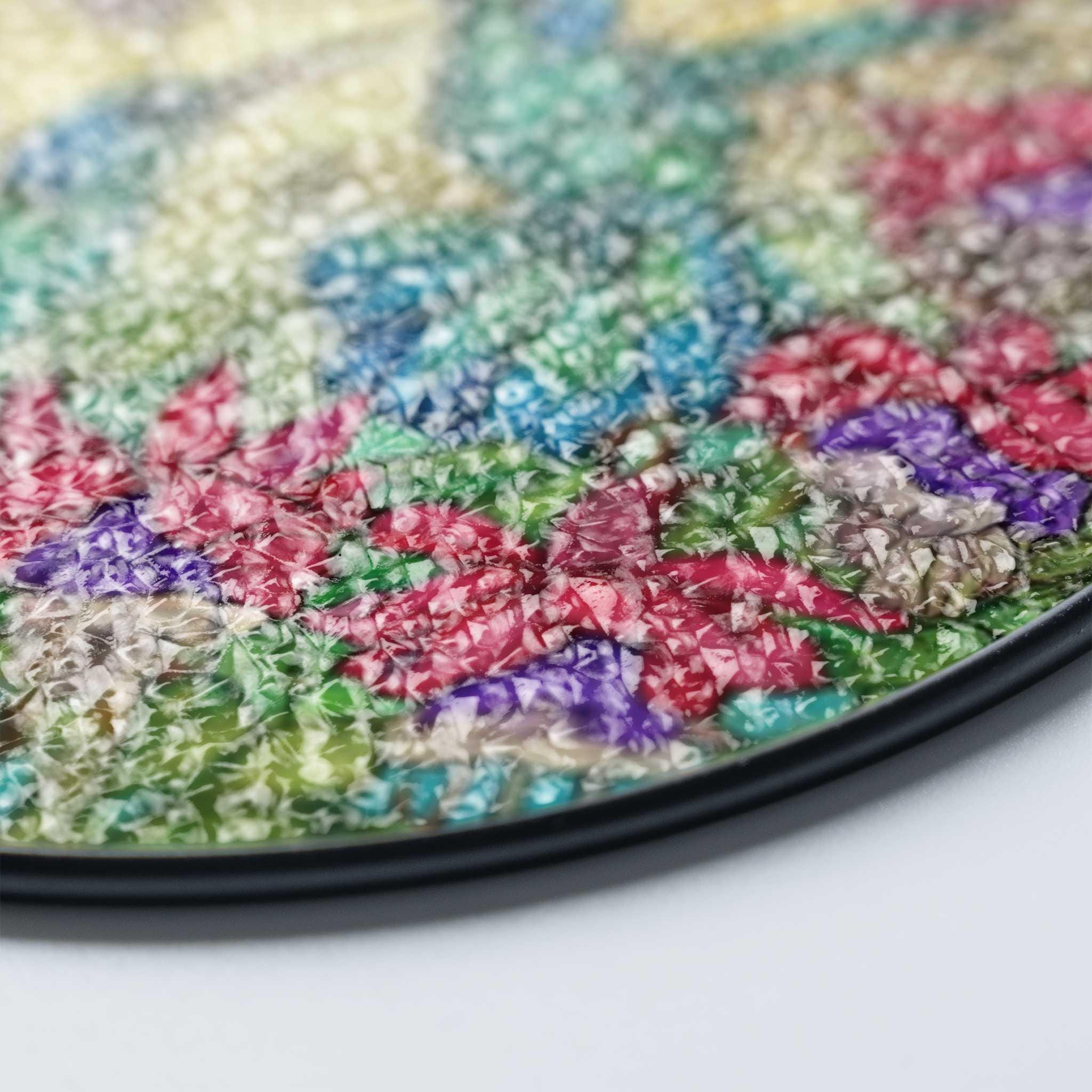 Acchiappasole In Vetro Colorato Colibrì 15,2 Cm | Suncatcher Con Catena Per Finestre Regalo Donne