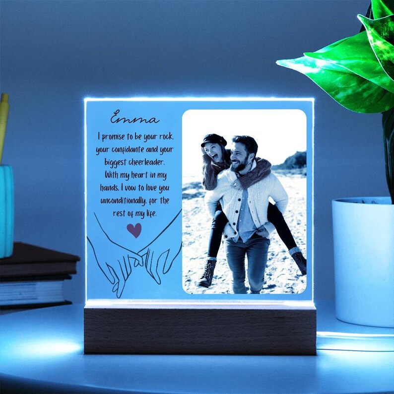 Personalized To My Husband Acrylic Plaque - Gift Idea For Couple - To My Husband main image 1
