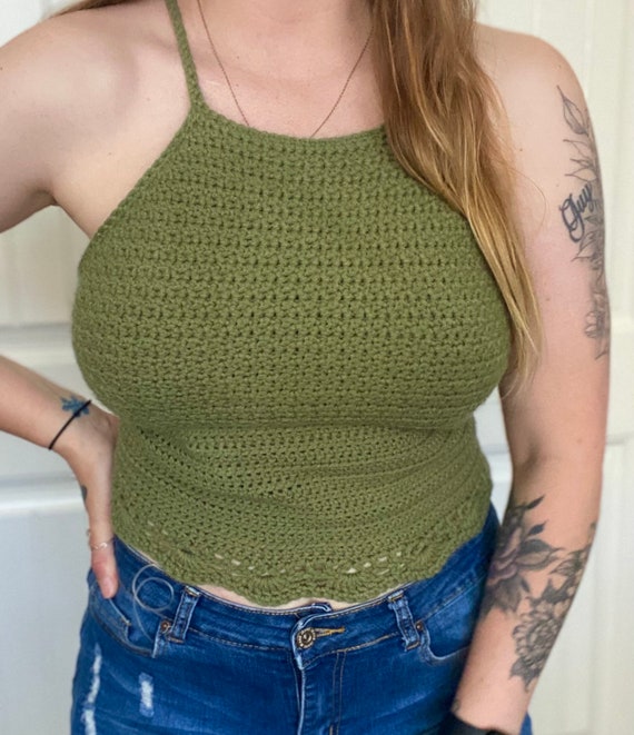 6（ROKU) COTTON CROCHET HALTER TOP/トップス 6(ROKU)＞COTTON CROCHET HALTER TOP（6 (ROKU) - 値下げ6 ROKU