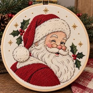 Jultomtens handbroderimönster | Jul PDF-nedladdning