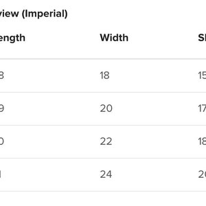 May include: Size guide for a shirt in inches. The table shows the length, width, and sleeve length for sizes S, M, L, and XL.