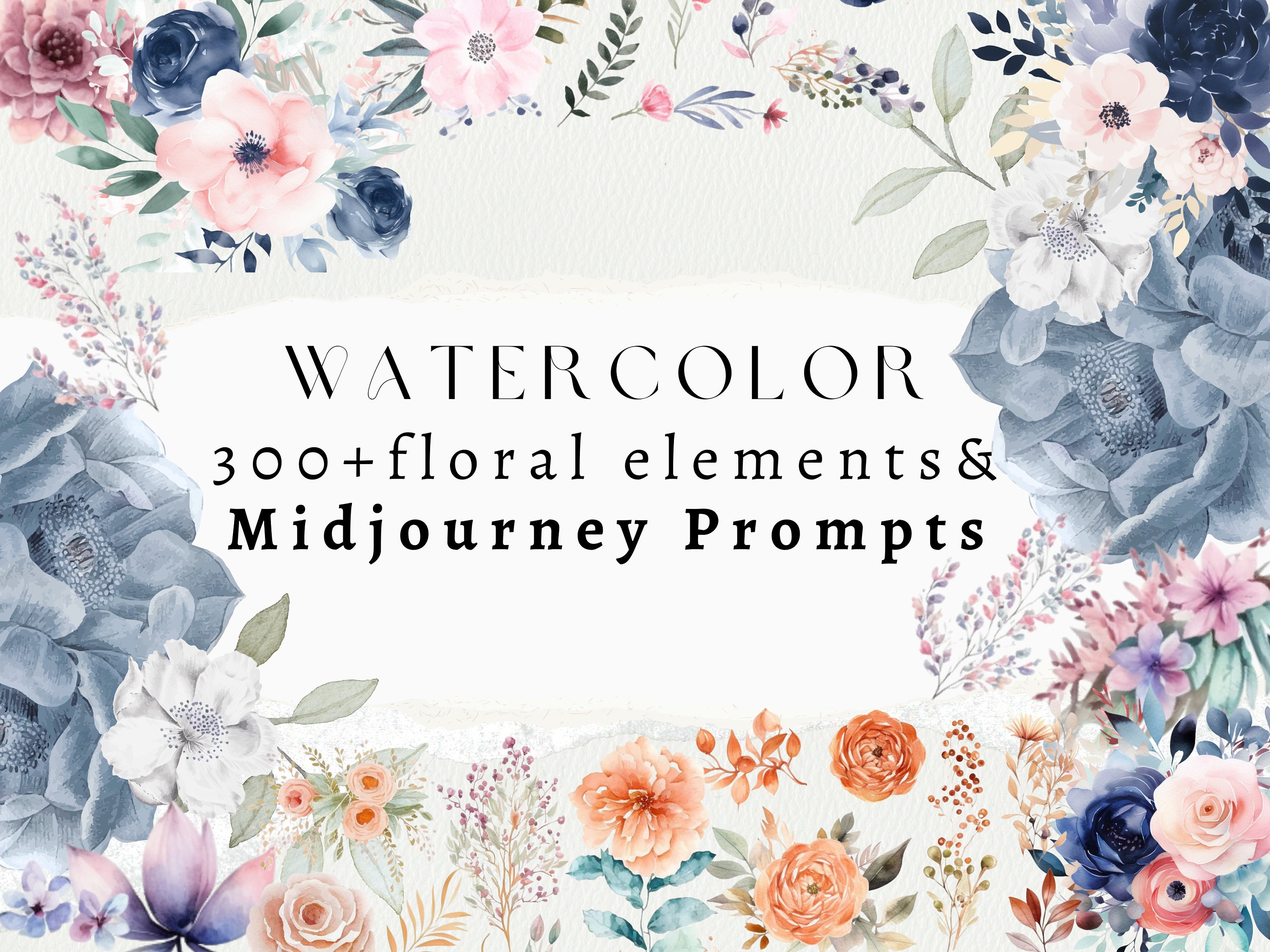 ai-art-watercolor-flowers-png-floral-clipart-digital-download-design