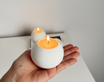 Globe Shaped Candle Holder, Modern Tea Light Candle Holder for 3D Printing with STL File, Minimalist Home Decor