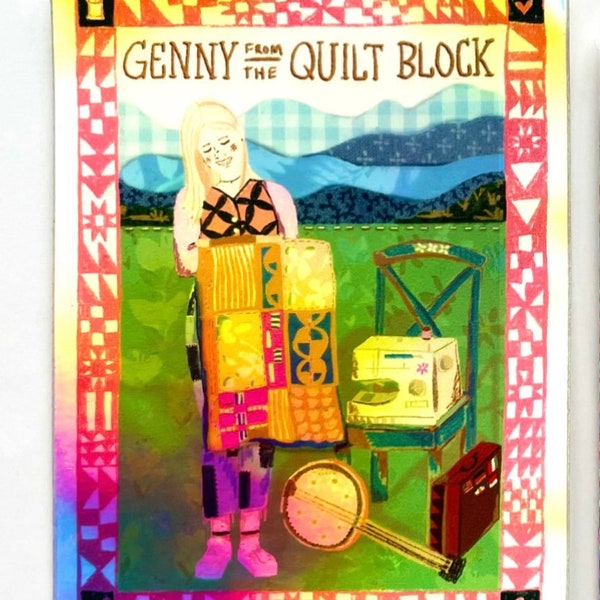 Genny from the Quilt Block Quilty Stickers