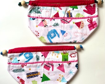 Christmas Project/ Gift Drawstring Bag