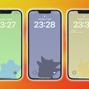Pacchetto sfondi telefono minimalista Pokemon - Generazione 1