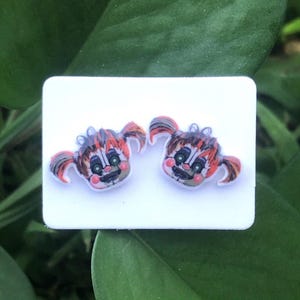 Five Nights at Freddy&#39;s Stud Earrings | Scrap Baby | Jewelry | Gift