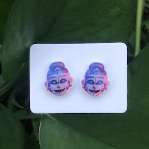 Five Nights at Freddy&#39;s Stud Earrings | Ballora | Jewelry | Gift