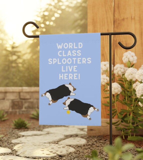 Caroline's Treasures Corgi Golfer Gartenflagge (klein) – Doppelseitig Bedruckt, 100% Polyester, Wetterfest