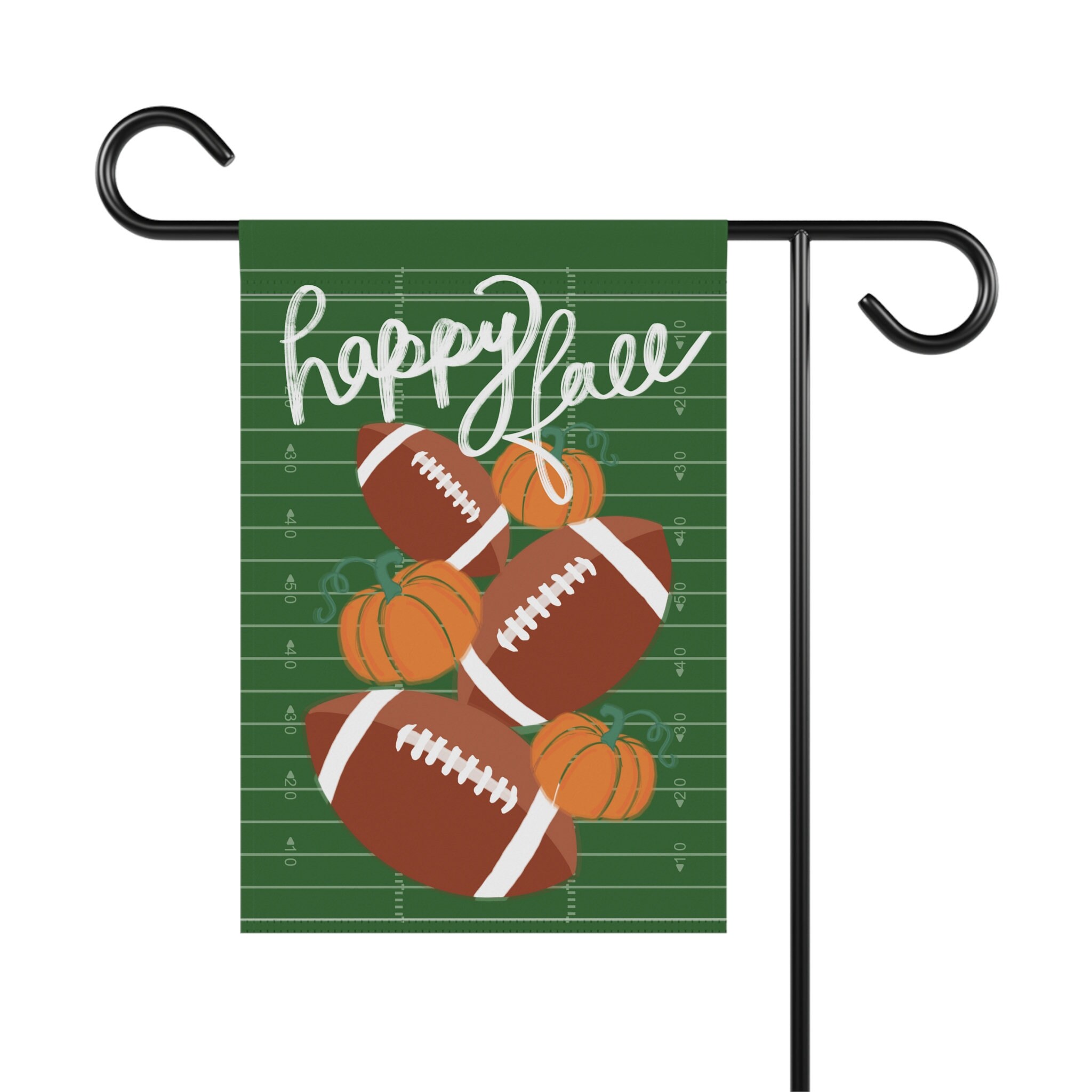 Happy Fall Football and Pumpkins Garden Flag | Fall Outdoor Decor | NFL ...