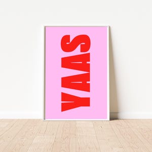 Pink girly art print | Trendy retro wall art decor | Dorm bedroom wall art | Trendy pink girly wall art | Girly wall art | Preppy funky art