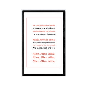 Allez, Allez, Allez - Arsenal Football Chant (New)