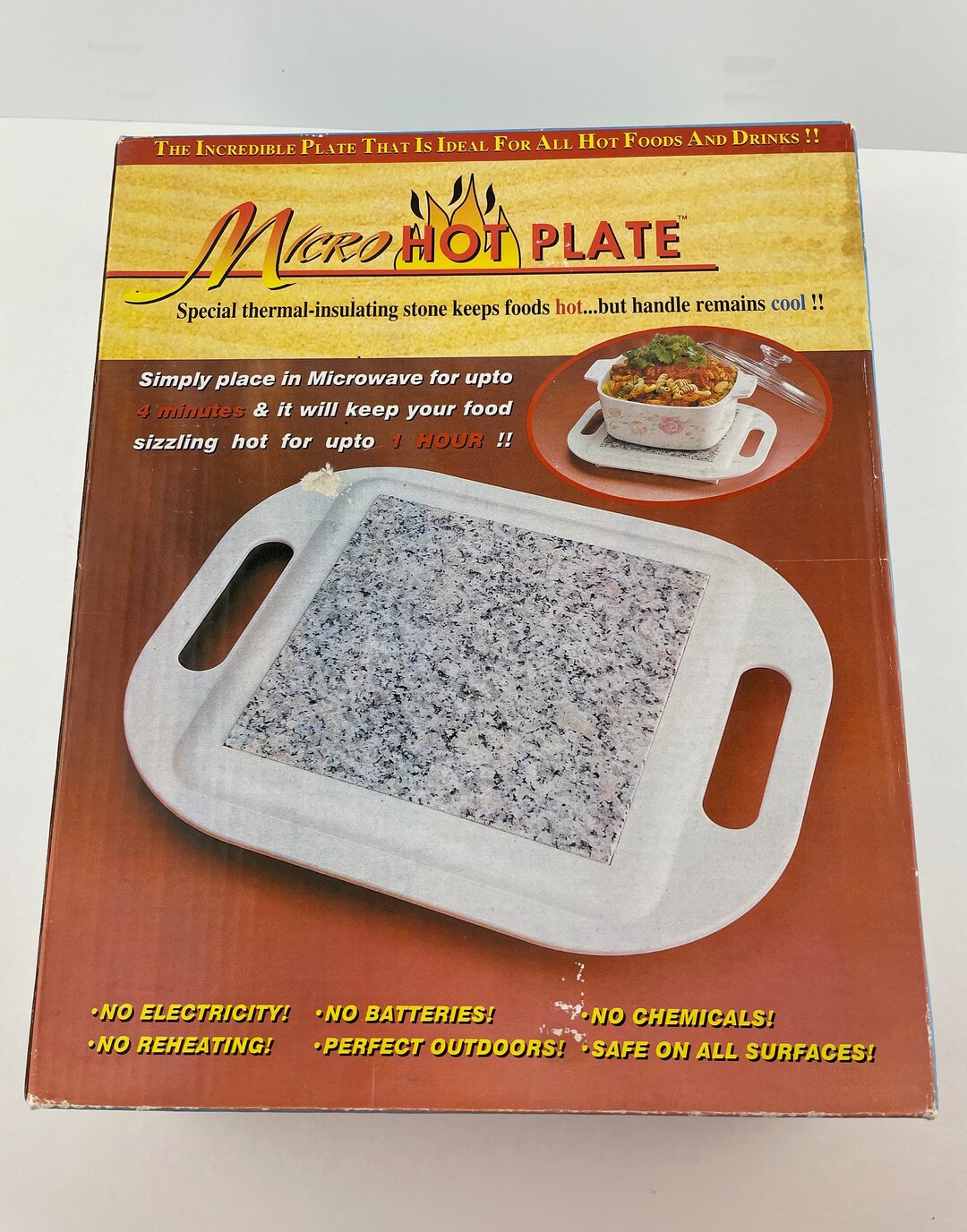 Micro Hot Plate Special Thermal Insulating Stone Keeps Food Hot Etsy
