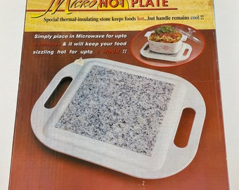 Micro Hot Plate - Special Thermal insulating Stone Keeps Food Hot