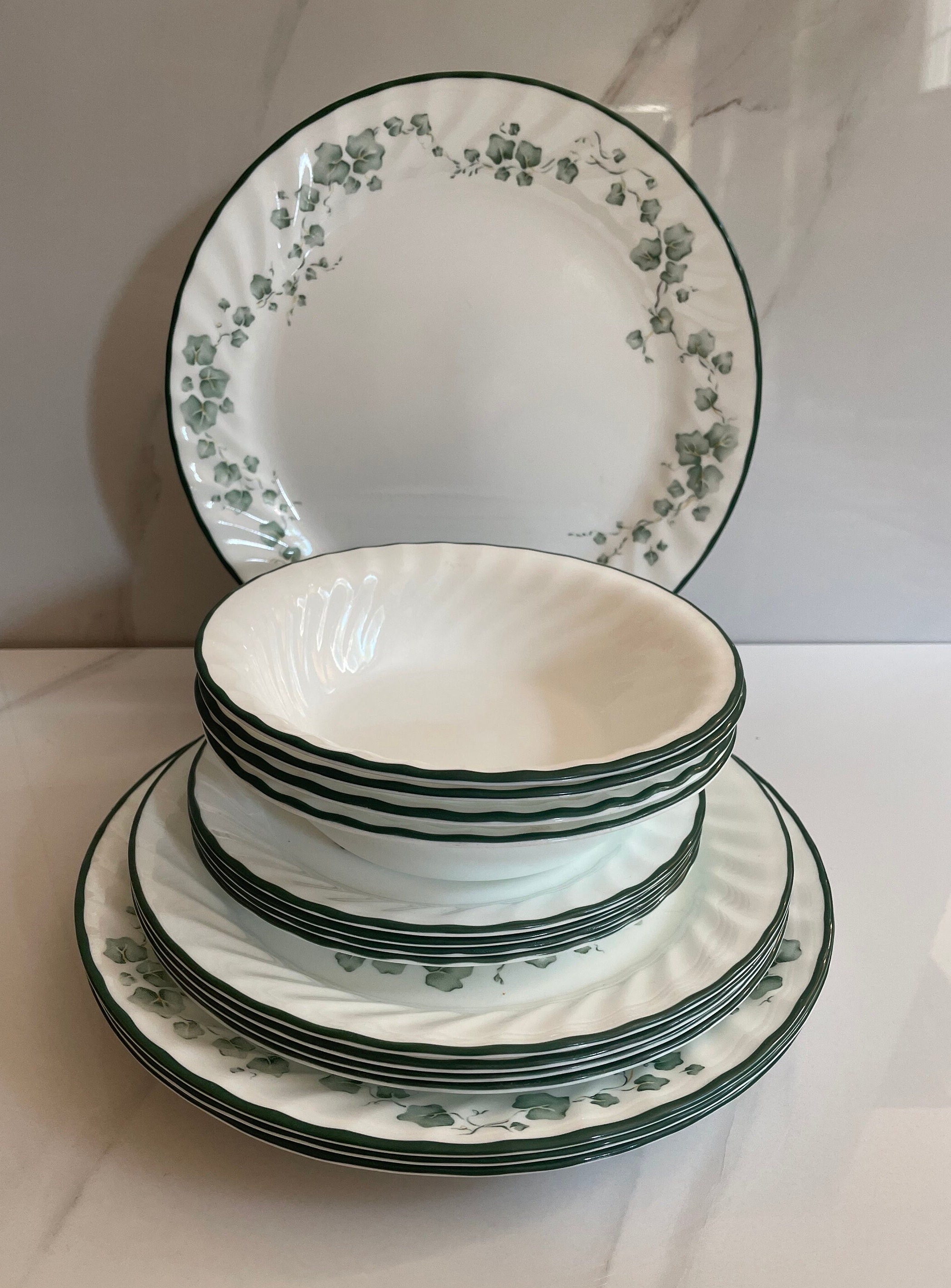 Corelle Impressions Corelle Ivy Dish Set Dinnerware Corelle Ivy