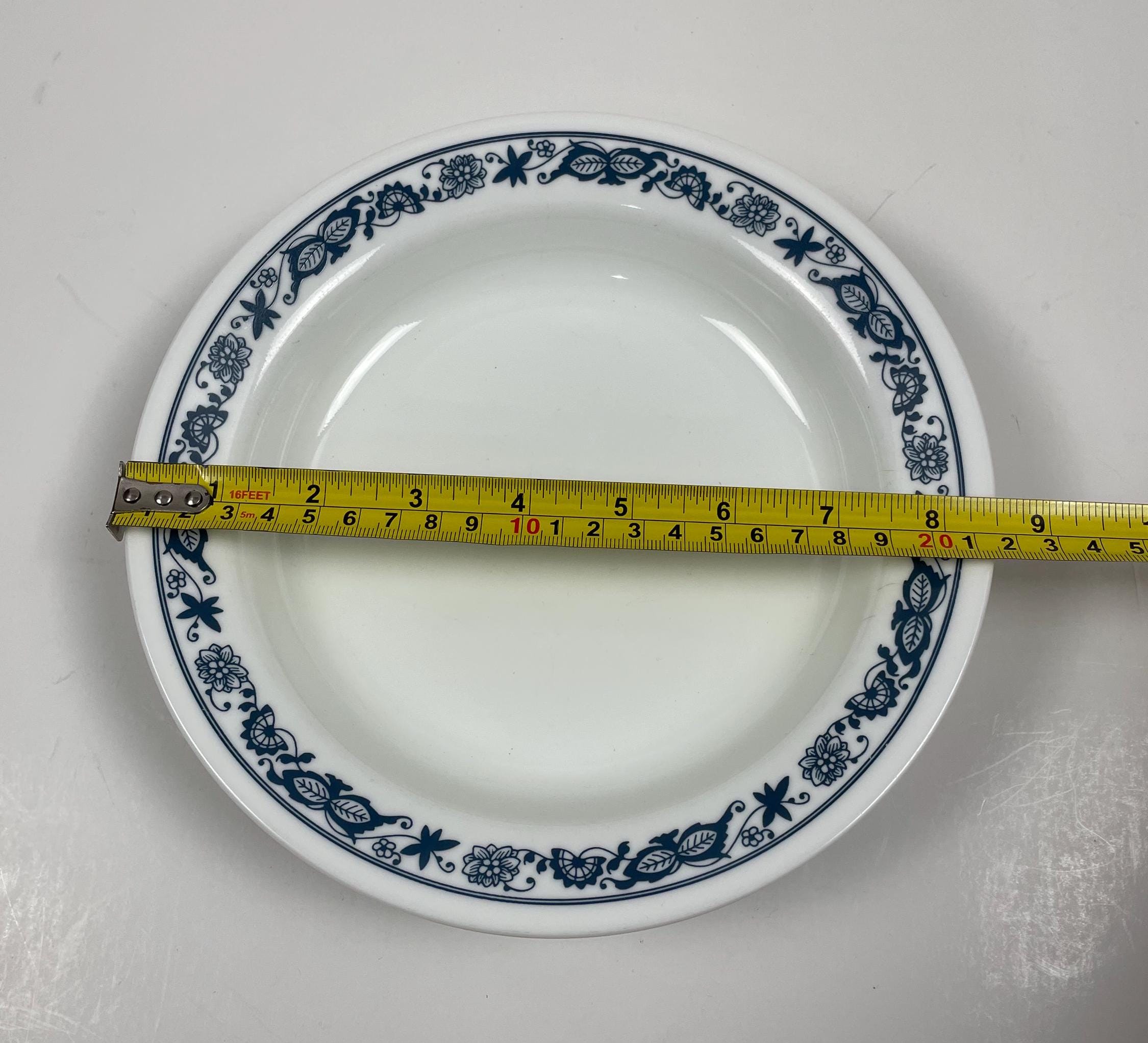 Corelle Old Town Blue Dinner, Lunch, Salad Plates, Fruit Nappies