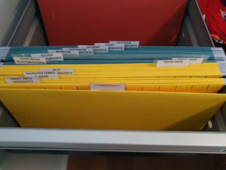 Printable Suspension File Tab Tab Headings, Identification Inserts Cutout Edit & Customise