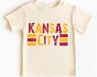 Kansas City Football Kids Tee: Vintage Style Game Day Shirt