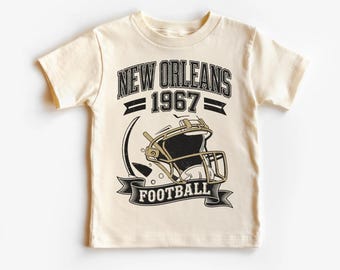 New Orleans Vintage Football Shirt or Sweatshirt | Kids and Adults Retro Game Day Tee