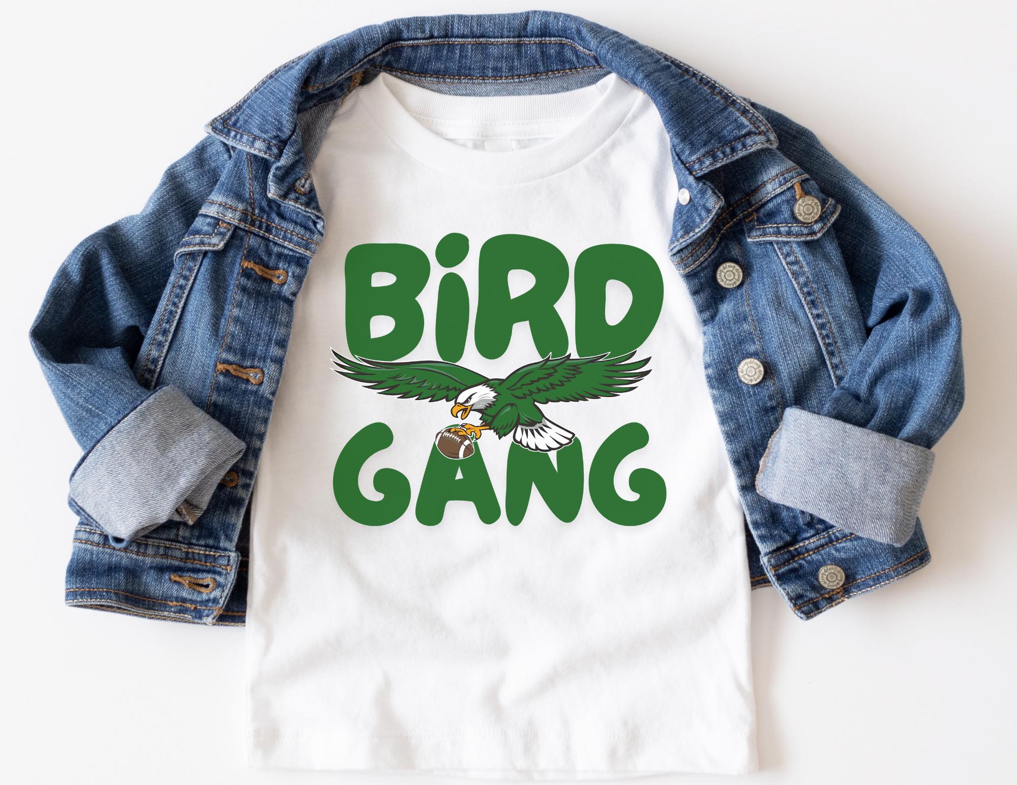 Bird Gang Kids T-Shirt – Football-Inspired Youth Tee, Game Day Toddler Shirt