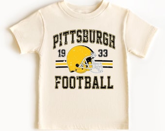 Pittsburgh Football Tee, Classic T-Shirt,Perfect Game Day Adults&Kids for Pittsburgh Fans