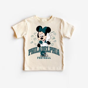 Philadelphia Football Minnie T-Shirt, Kids Game Day Tee, Disney Football Shirt
