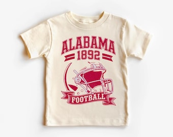 Alabama Vintage Football Shirt or Sweatshirt | Kids and Adults 1892 Retro Game Day Tee