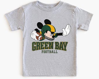 Mickey Green Bay Football Sweatshirt Shirt - Disney-Inspired Game Day Apparel for Fans
