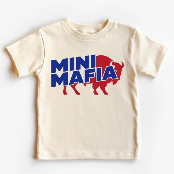 Mini Mafia Buffalo Football Shirt or Sweatshirt | Kids Vintage Game Day Tee