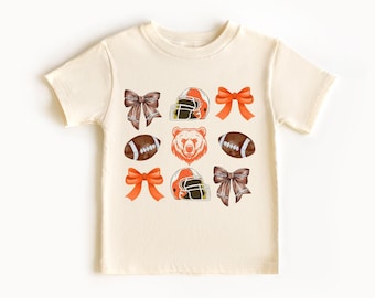 Chicago Football Coquette Bow T-Shirt: Game Day Tee