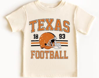 Vintage Texas Football T-Shirt: Trendy Game Day Tee