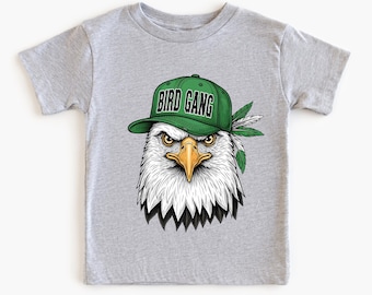 Vintage Bird Gang Shirt or Sweatshirt: Green Eagle Graphic Tee