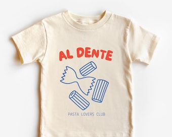 Al Dente Pasta Club Kids Shirt – Funny Foodie Tee