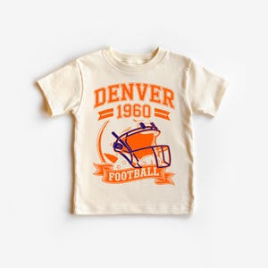 Denver Vintage Football Shirt or Sweatshirt | Kids and Adults Retro Game Day Tee