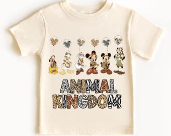 Animal Kingdom Family Trip T-Shirt – Matching Disney Safari Shirts, Custom Disney Vacation Tee, Soft & Comfortable Unisex Shirt