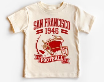San Francisco Vintage Football Shirt or Sweatshirt | Kids and Adults Retro Fan Tee
