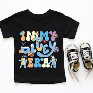 In My Blue Era Shirt – Cute Cartoon Dog Themed Tee, Fun Family Matching Shirt, Soft & Comfortable Unisex Tee